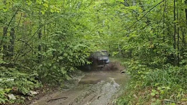 Jeep и водные процедуры