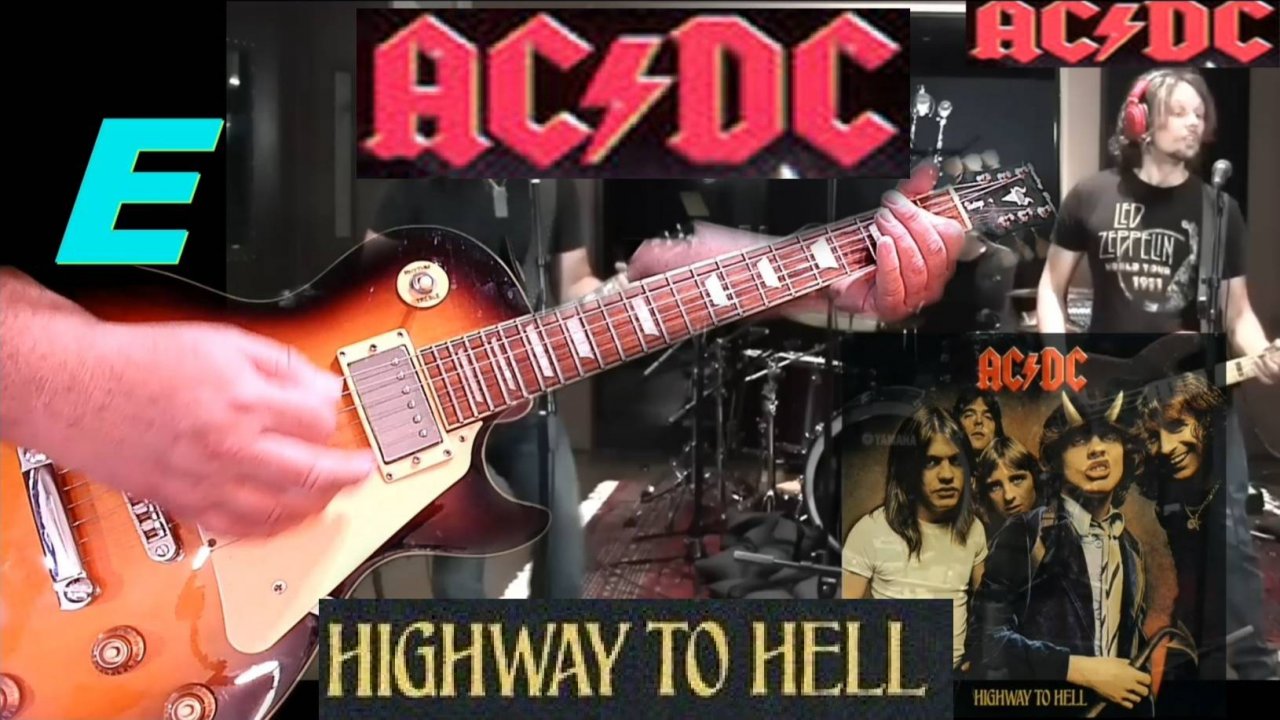 ACDC - HIGHWAY TO HELL guitar cover by SAKIS KOTSIALIS