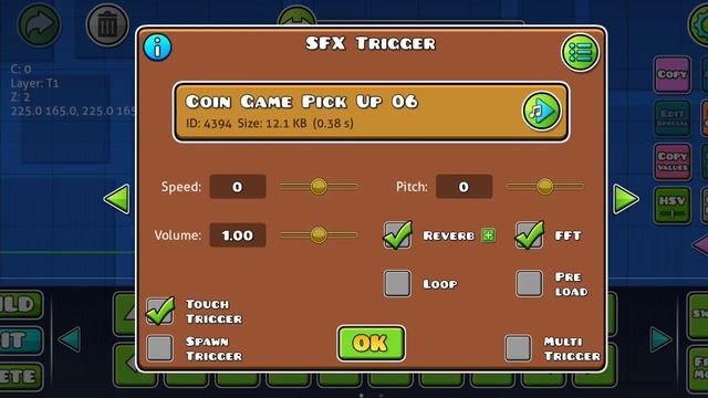 гайд, как сделать собираемые вещи в геометри деш!?