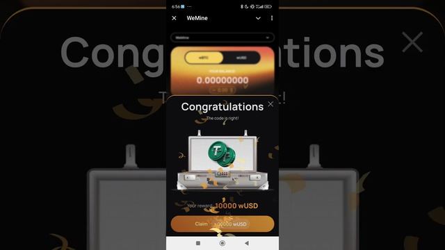 Комбо код We Mine Daily Case 08.12 #wemine #combo #dailycase #комбо.mp4