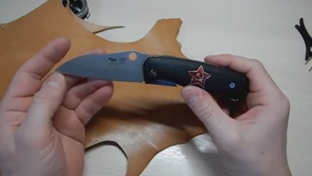 Нож Шлюпочный от "Саро". Накладки своими руками