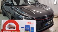 Geely Coolray - установили охранный комплекс StarLine S96 GSM и затонировали стекла