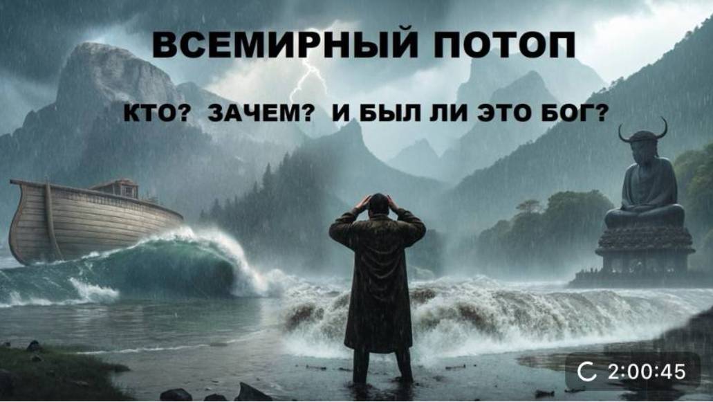 Всемирный потоп. Кто Зачем И был ли это Бог? - Константин Попов и Евгений Чикалов