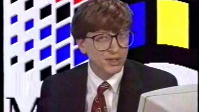 "Hello, I'm Bill Gates, Chairman of Microsoft" - VHS introduction on Windows 3.1 (480P)