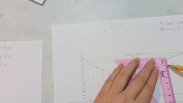 Продольный профиль плотины ч.4