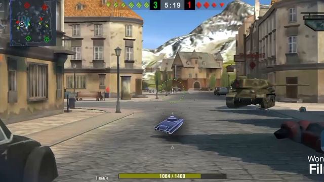 Завершающие Зимние Бои №1 | Wot Blitz Танки