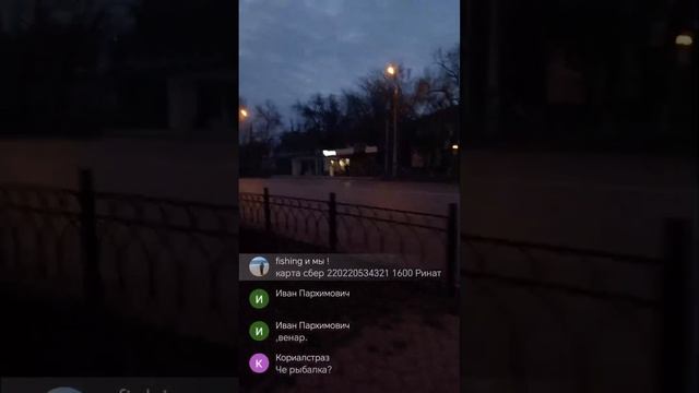 Прямая трансляция fishing и мы !
