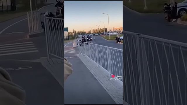 мото против полиции