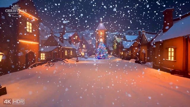 BEAUTIFUL CHRISTMAS MUSIC IN 4K UHD Best Christmas Songs of All Time for Relax, Sleep, Study
