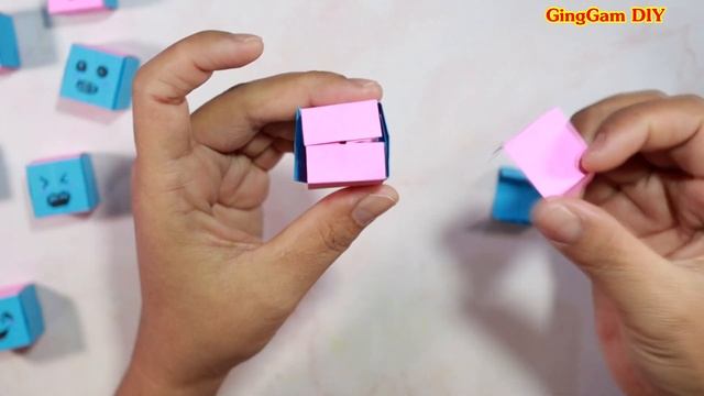 Origami paper Rubik's Cube /Infinity Cube - พับรูบิคกระดาษ