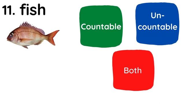 ESL Countable and Uncountable Noun quiz