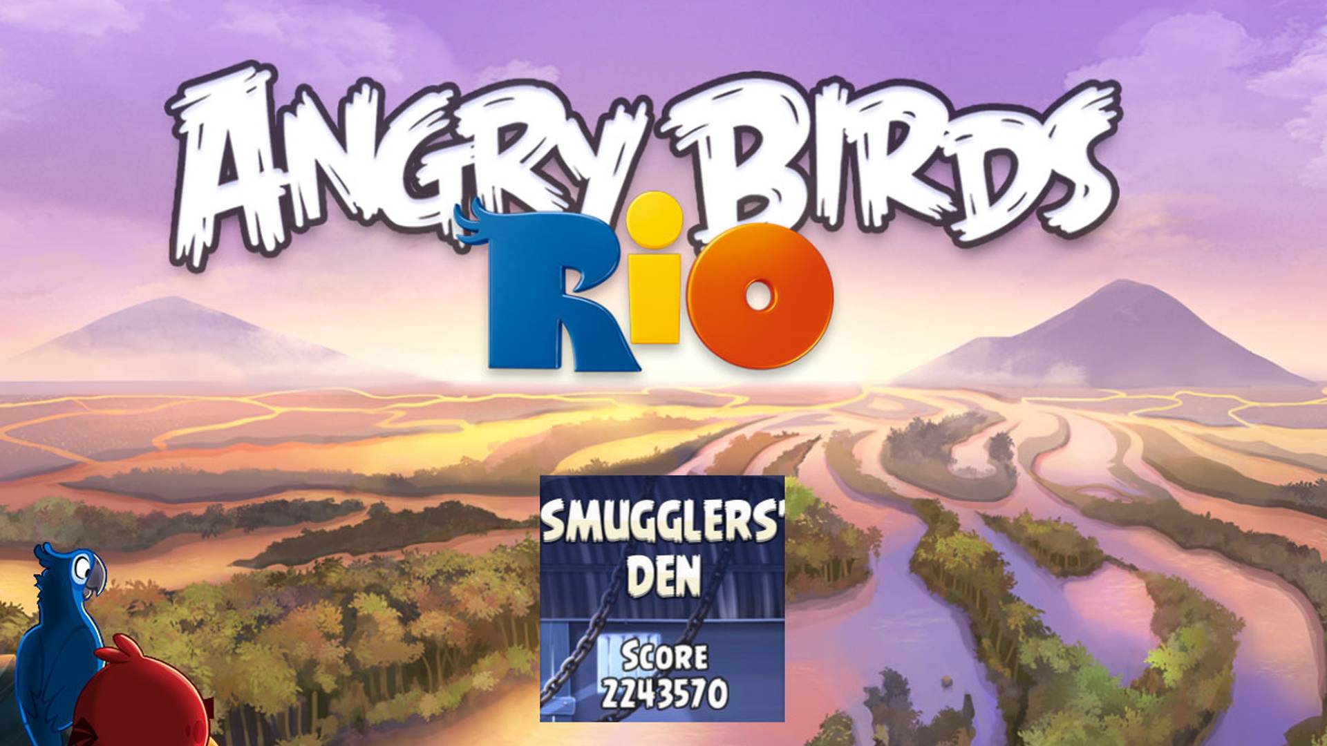 Angry Birds Rio. Smuggler's Den (level 15) 3 stars. Прохождение от SAFa