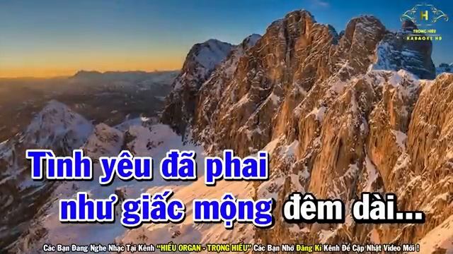 Cõi Nhớ Karaoke Tone Nam