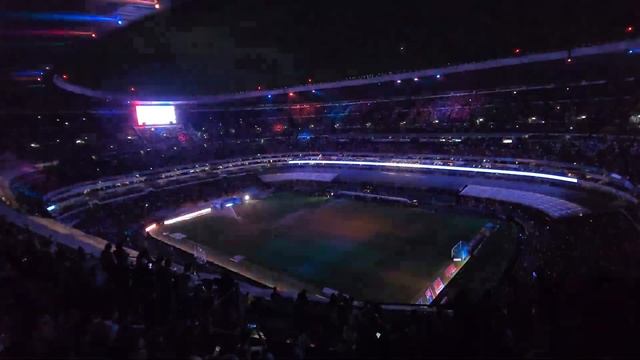 Show de Luces al medio tiempo en el estadio Azteca - 4K