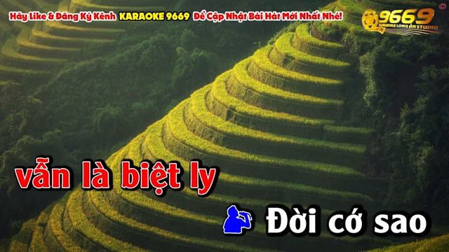 Karaoke ĐỊNH MỆNH Song Ca Nhạc Sống KLA  Karaoke Organ 9669