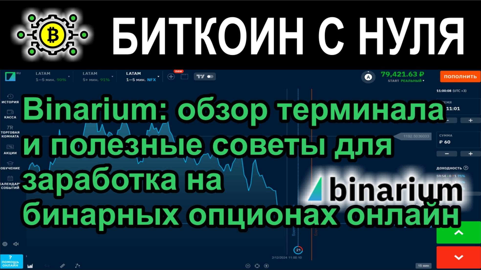 Binarium: обзор терминала и полезные советы для заработка на бинарных опционах онлайн