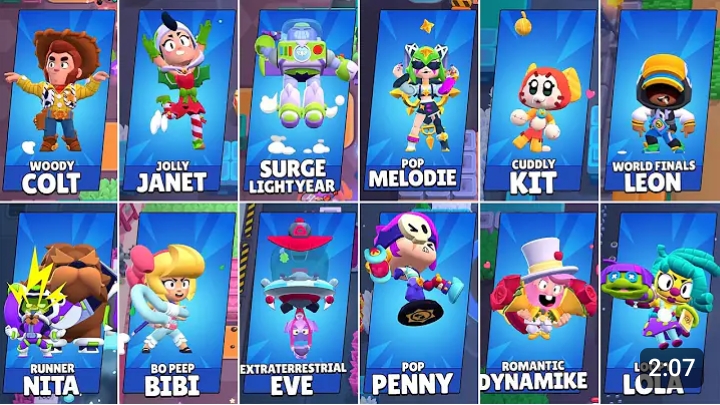 ALL NEW SKINS WINNING ANIMATIONS | Brawl Stars #Toystory #brawlidays