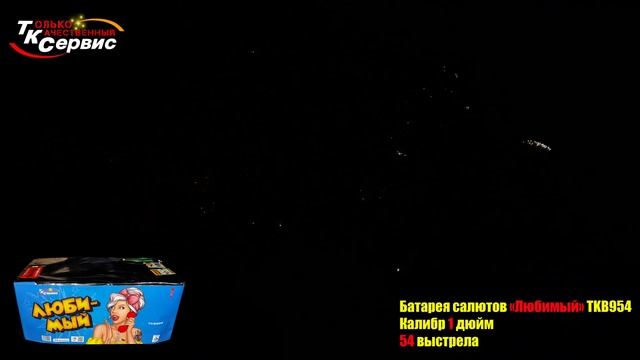 TKB954 Батарея салютов, фейерверк "Любимый" (1*54) 2024