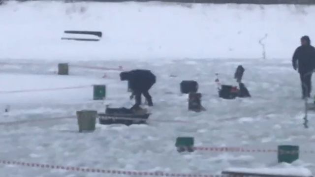 Форель на льду