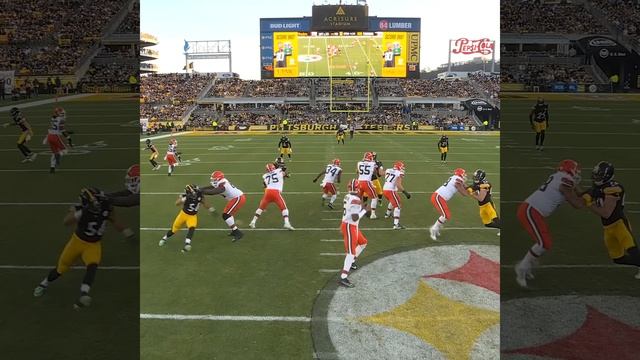James Pierre intercepts the Jameis Winston pass vs. Cleveland Browns