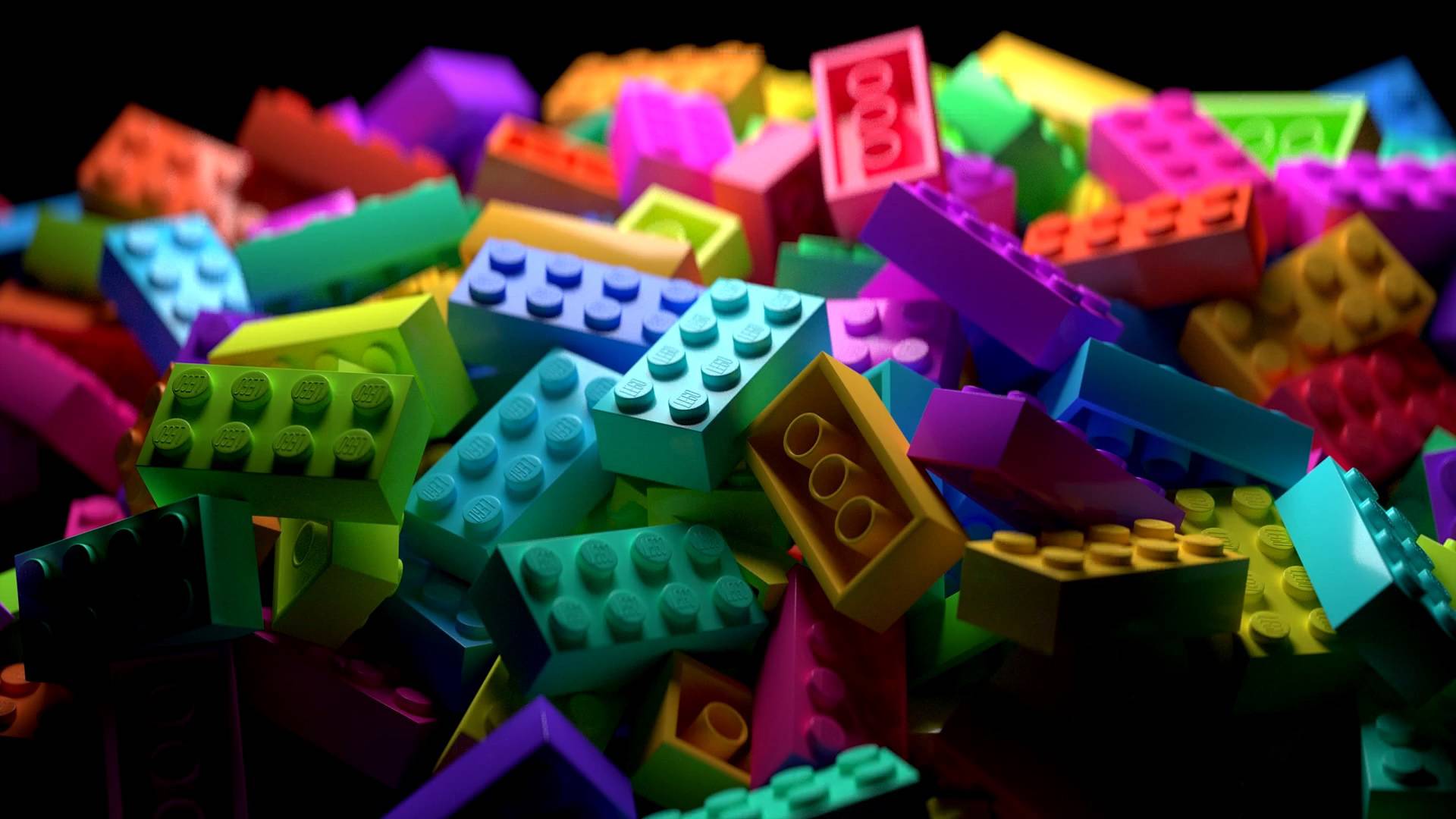 Рендеринг кубиков LEGO в Blender