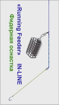 «Running Feeder» IN-LINE, Фидерная оснастка (часть6), как связать. Рыбалка. Самоделки. #shorts