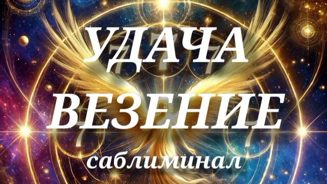 Саблиминал на удачу и везение