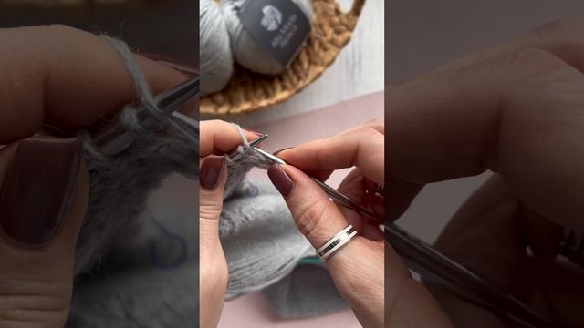 Прибавление петель для формирования круглой горловины справа