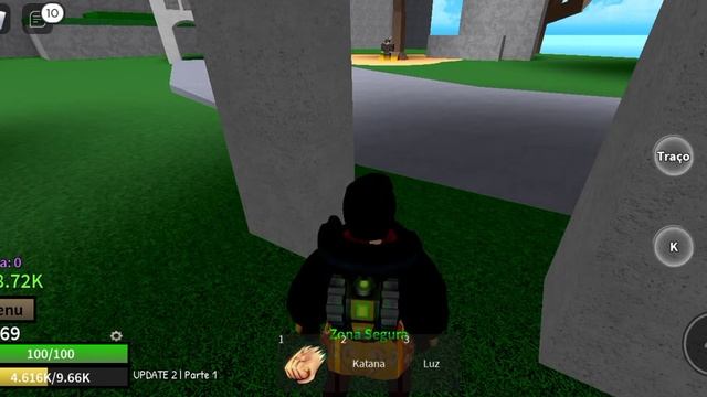 jogando Roblox one pice com meu irmão de 4 anos