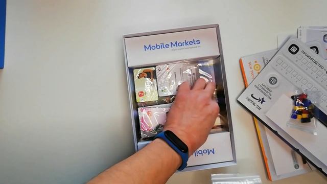 Распаковка настольной игры Mobile Markets