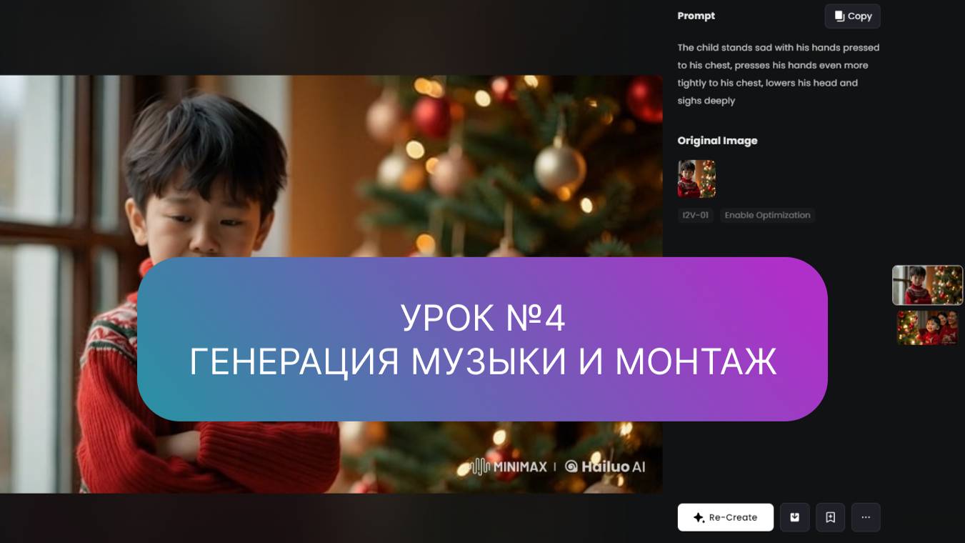 Урок 4. Музыка и монтаж