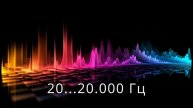 Звук от 20 Гц до 20 000 Гц