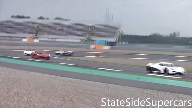 ГИПЕРКАРЫ НА ТРАССЕ-AGERA R, LAFERRARI, P1, 918!