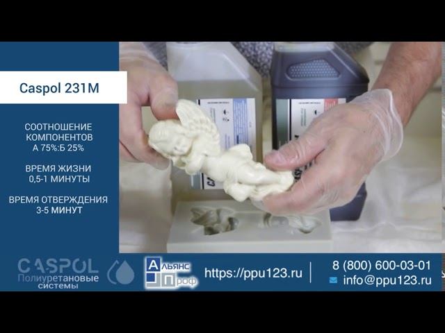 Caspol 231М - полиуретановая система для заливки в формы