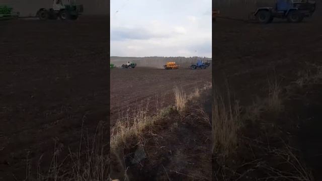 Трактора🚜 Т-150. Посевная