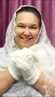 Обзор пуховых изделий ручной работы из козьего пуха! Платки, паутинки, варежки, палантины, шали.