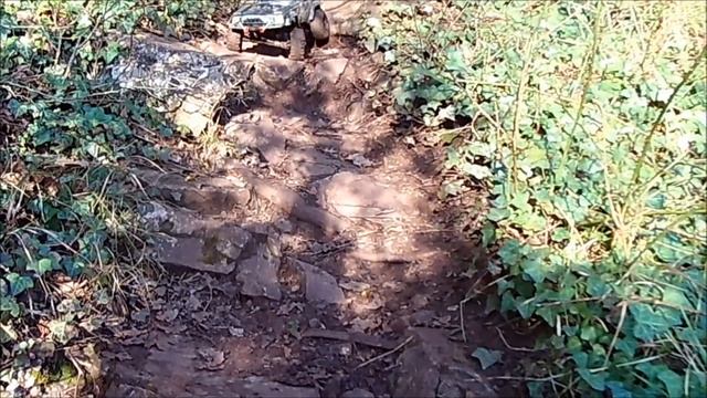 Axial Wraith/TRX-4 hybrid and Carisma SCA-1E Coyote explore Golden Valley