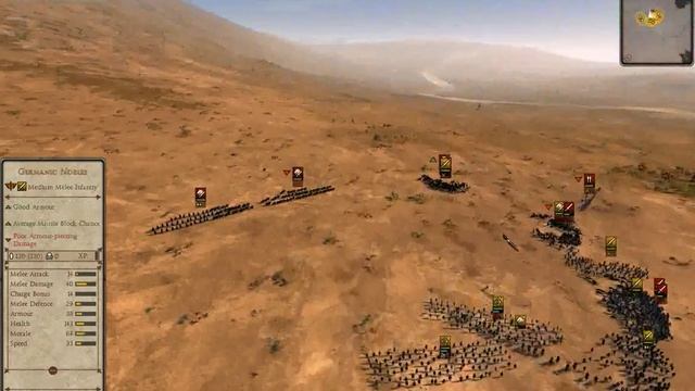 Atilla: Total War Battle 2: Langobards vs Eastern Roman Empire