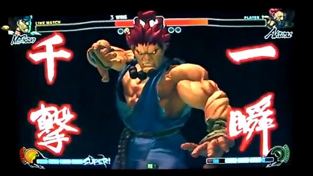 Me M.BISON vs Kiyoshi AKUMA Street Fighter 4 arcade trocadero london week one