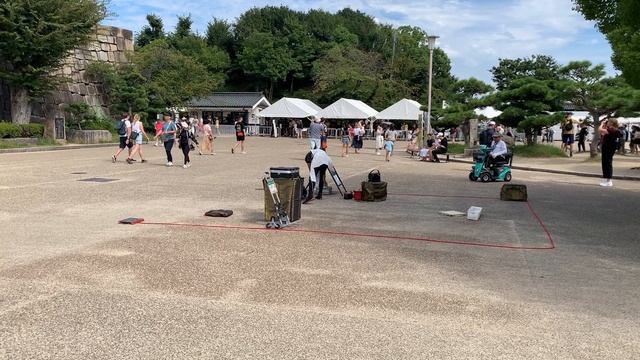 Путешествие в Японию, Осака Замок, часть 1