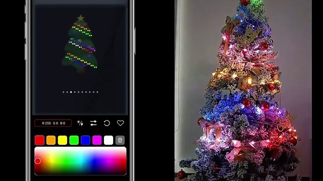 Гирлянда для Елки с управлением в телефоне
