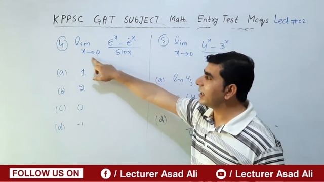 Kppsc, Gat subject mathematics Mcqs