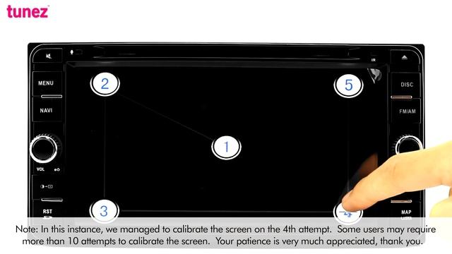 Screen calibration