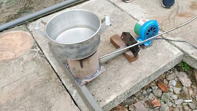 My wife was very happy when she learned how to use a waste oil stove for the first time