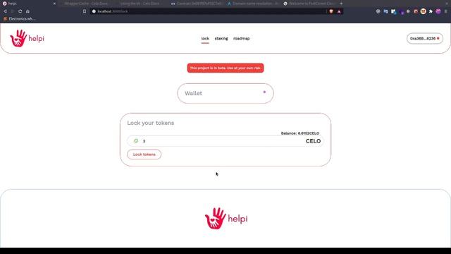 Helpi Celo Vault