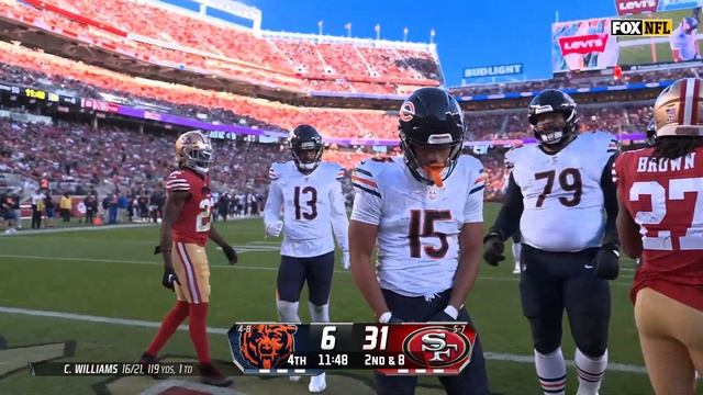 Caleb Williams and Rome Odunze combine for their second TD connection vs. 49ers