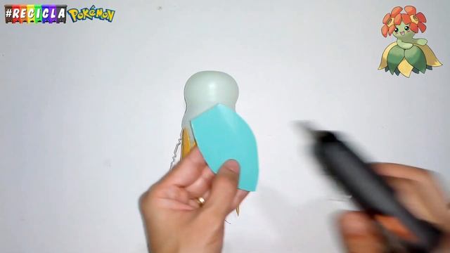 POKEMON DIY, VEJA COMO FAZER UM BELLOSSOM COM POTES RECICLÁVEIS
