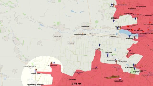 Продвижение в районе Новотроицкого и обстановка на участке Погребков. Сводка на 07.12.2024 год !!!