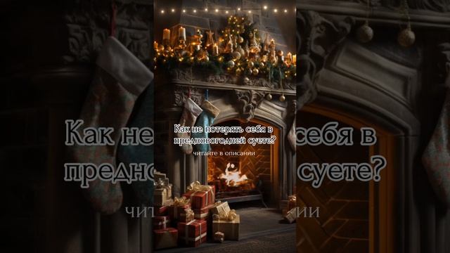 Как не потерять себя в предновогодней суете?