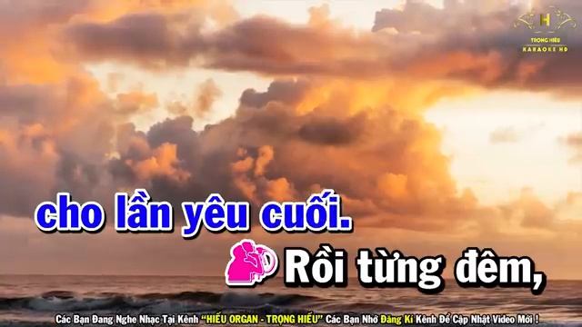 Tình Bơ Vơ Karaoke Song Ca  Trọng Hiếu